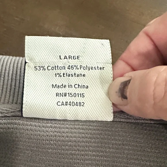 Varley Taupe Ribbed Zip-Up Top - Picture 3 of 6